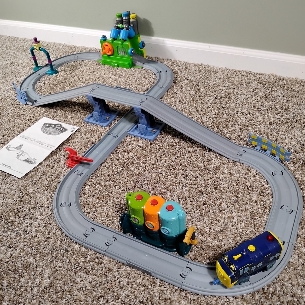 Chuggington Interactive Railway Wash & Fuel Set Complete Brewster READ DESCRIPTI
